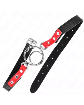 KINK Knebel mit O-Ringen - Rot 4-4,8 cm 38x56 cm