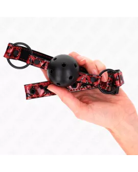 KINK Rautenmuster-Ball-Gag Modell 2 - 4,5 cm verstellbar 42-60 cm