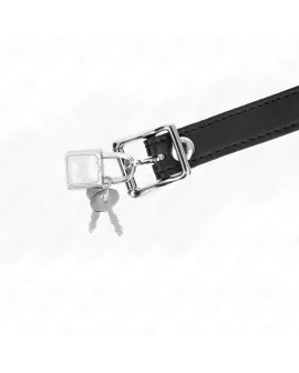 KINK - Silikonball-Knebel 4 cm mit Schloss 60 x 2 cm