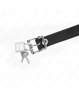 KINK Modell 1 - Silikonball Knebel 4 cm mit Schloss 60x2 cm