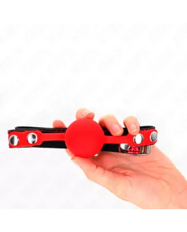 KINK Silikonball-Gag 4 cm Modell 2 - 60 x 2 cm