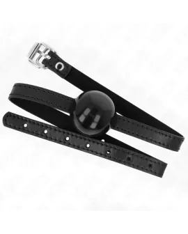 KINK - Schwarzer Fester Ball Gag 4 cm - 65 x 1,5 cm