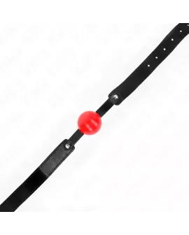 KINK Soft TPE Ballgag 4 cm - Verstellbar 41-61 cm