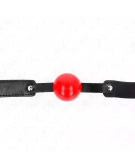 KINK Soft TPE Ballgag 4 cm - Verstellbar 41-61 cm