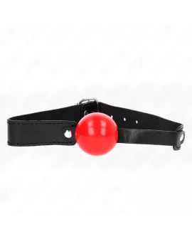 KINK Soft TPE Ballgag 4 cm - Verstellbar 41-61 cm