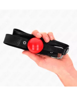 KINK Soft TPE Ballgag 4 cm - Verstellbar 41-61 cm