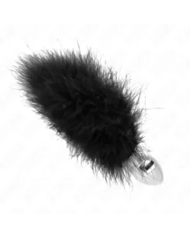 KINK - Edelstahl Anal Plug 11 x 7 cm mit Feder 11 cm