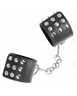KINK Handgelenkfesseln mit Druckverschluss - Schwarz 19-24 cm