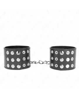 KINK Handgelenkfesseln mit Druckverschluss - Schwarz 19-24 cm