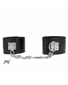 KINK Handgelenkfesseln - Verstellbar Schwarz 16-23 cm