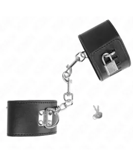 KINK Handgelenkfesseln - Verstellbar Schwarz 16-23 cm