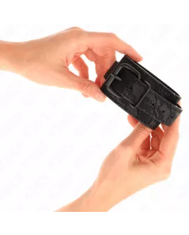 KINK - Dunkle Spitze Handgelenkmanschetten - Schwarz 19-26 cm
