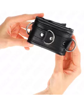 KINK - Schwere Handgelenksfesseln mit Pelzfutter - 20-30 cm