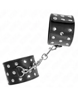 KINK - Punk Handgelenkfesseln verstellbar 19-24 cm x 5,5 cm
