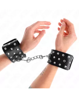 KINK - Punk Handgelenkfesseln verstellbar 19-24 cm x 5,5 cm