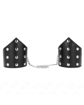 KINK Schwarze Armbänder - Point-Stil mit Kette 17-23 cm
