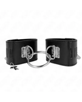 KINK Feste Handgelenkfesseln - Schwarz Verstellbar 16-23 cm