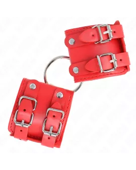 KINK Feste Handgelenkfesseln - Verstellbar Rot 17-22 cm