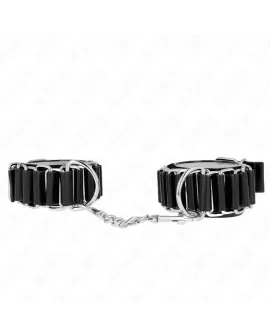KINK - Dünne Handgelenkfesseln Schwarz Verstellbar 16-22 cm