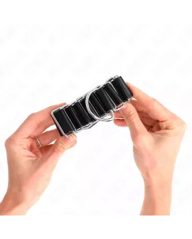 KINK - Dünne Handgelenkfesseln Schwarz Verstellbar 16-22 cm