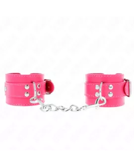 KINK Handgelenkfesseln Raspberry Rose - Verstellbar 20-28 cm