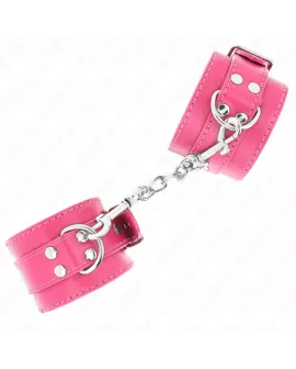 KINK Handgelenkfesseln Raspberry Rose - Verstellbar 20-28 cm