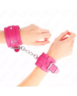 KINK Handgelenkfesseln Raspberry Rose - Verstellbar 20-28 cm