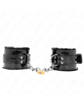 KINK - Leichte Handgelenksfesseln mit Kupferschloss, verstellbar 17-29 cm