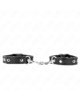 KINK Schwarz Mini-Armbänder mit Nieten - Verstellbar 16-22 cm