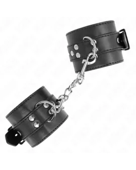 KINK Handgelenkfesseln Schwarz - Verstellbar 17-28 cm x 6 cm