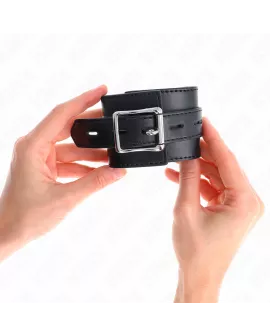 KINK Handgelenkfesseln Schwarz - Verstellbar 17-28 cm x 6 cm