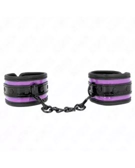 KINK - Neopren Handgelenkfesseln Helllila Verstellbar 21-28 cm