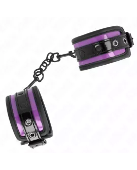 KINK - Neopren Handgelenkfesseln Helllila Verstellbar 21-28 cm