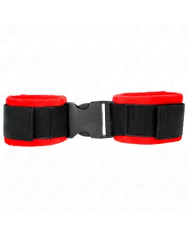KINK - Klett-Handfesseln Nylon Bind Schwarz - 25-35 cm