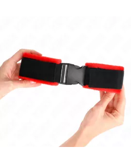 KINK - Klett-Handfesseln Nylon Bind Schwarz - 25-35 cm