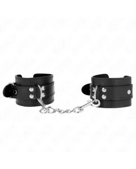 KINK - Verstellbare Handgelenksfesseln Schwarz 20-23 cm