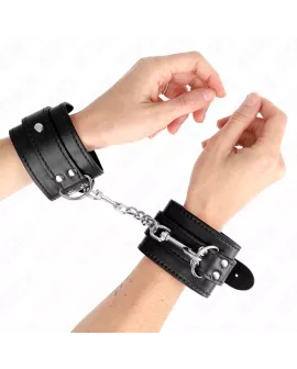 KINK - Verstellbare Handgelenksfesseln Schwarz 20-23 cm