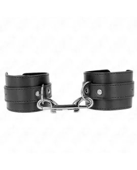 KINK Handgelenkfesseln - Schwarz Verstellbar 17-28 cm