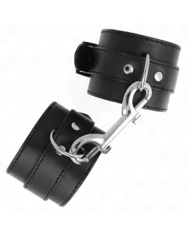 KINK Handgelenkfesseln - Schwarz Verstellbar 17-28 cm