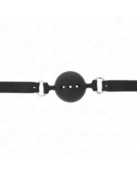 KINK Vollsilikon-Klappen 55x2 cm - 4,5 cm Kugel Schwarz M