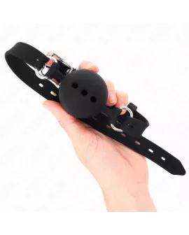KINK Vollsilikon-Klappen 55x2 cm - 4,5 cm Kugel Schwarz M