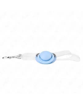 KINK Hellblauer Schnullerform-Sprudel - Verstellbar 43-60 cm