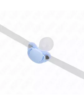 KINK Hellblauer Schnullerform-Sprudel - Verstellbar 43-60 cm