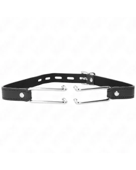 KINK Metallhakenknebel 11,5 cm - Kunstlederband verstellbar