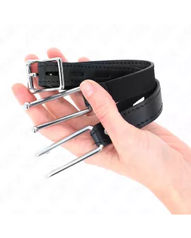 KINK Metallhakenknebel 11,5 cm - Kunstlederband verstellbar