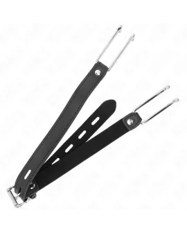 KINK Metallhakenknebel 11,5 cm - Kunstlederband verstellbar