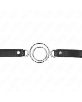 KINK Knebel mit O-Ringen 5 cm - Schwarz 63 x 2,5 cm