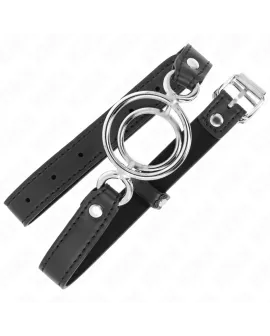 KINK Knebel mit O-Ringen 5 cm - Schwarz 63 x 2,5 cm