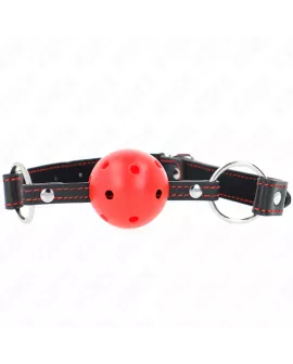 KINK - Hohlarter Roter Ballknebel Modell 2 65 x 2,5 cm
