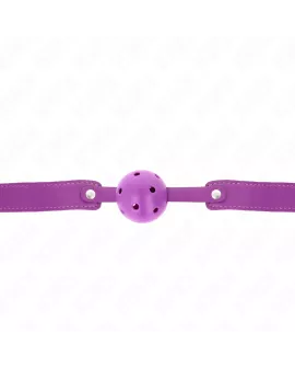 KINK Lila Atmungsaktiver Ball - 4,5 cm, 65 x 2,5 cm